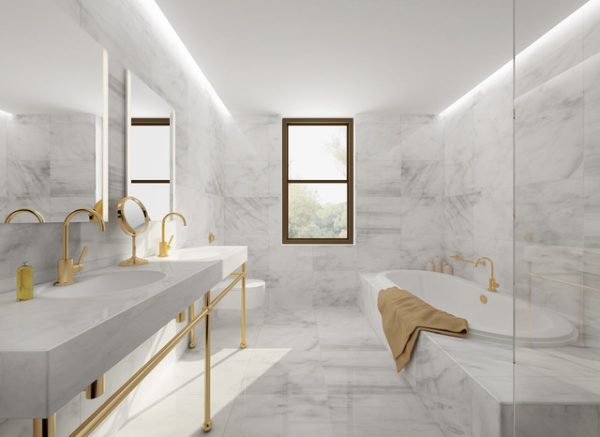 Carrera Marble 24 x 24 Polished Tile