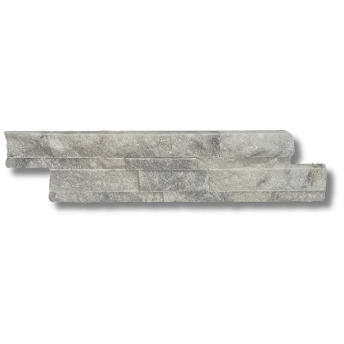 Carrera Marble 6 x 24 Split Face Ledger Panel