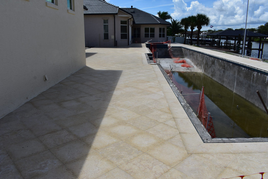 Sinai Shell French Pattern Brushed and Tumbled Paver