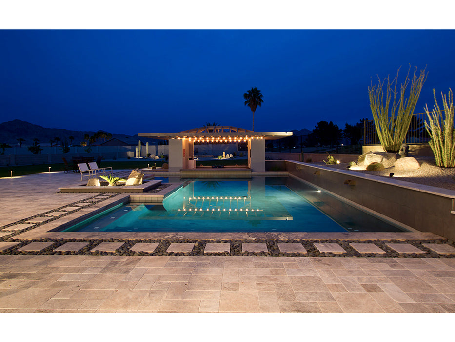 Silver Travertine 6 x 12 Tumbled Paver
